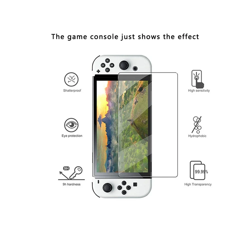 Protector templado oled consola de juegos película de vidrio hd laminación de pantalla completa - Imagen 3
