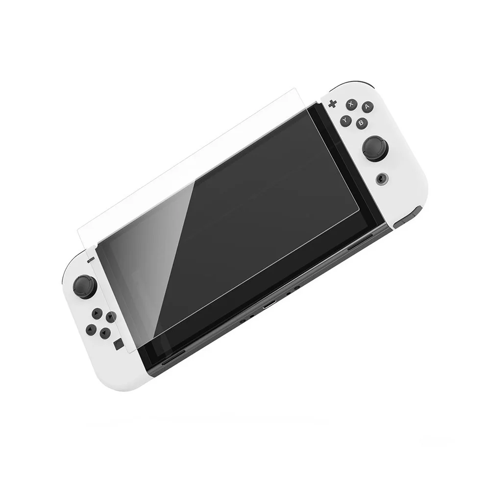 Protector templado oled consola de juegos película de vidrio hd laminación de pantalla completa